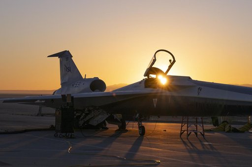 NASA’s X-59 at Sunrise