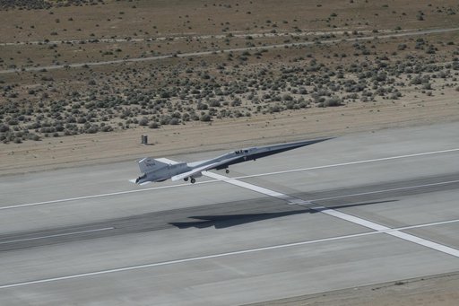 NASA's X-59 Takes Off Near Armstrong