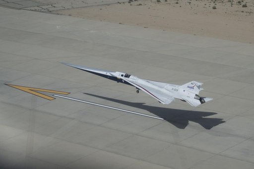 NASA’s X-59 Lands Near Armstrong