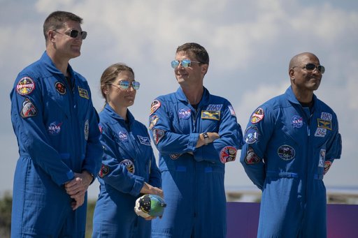 Artemis II Crew Arrive At Kennedy Space Center