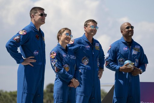Artemis II Crew Arrive At Kennedy Space Center