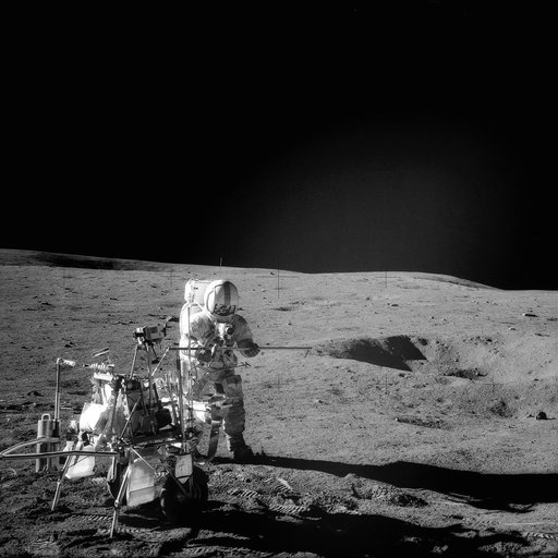 View of the Central Station of the ALSEP deploy by Apollo 14 astronauts