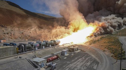 NASA, Northrop Grumman Test Fire SLS BOLE Booster