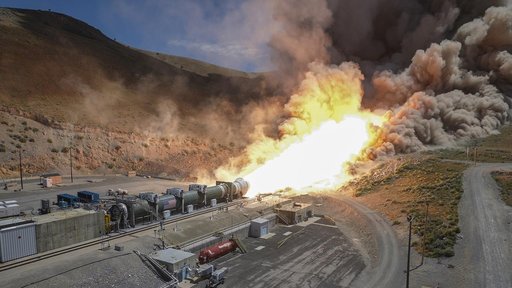 NASA, Northrop Grumman Test Fire SLS BOLE Booster