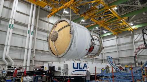 NASA SLS Upper Stage Prepped for Shipment to Space Coast