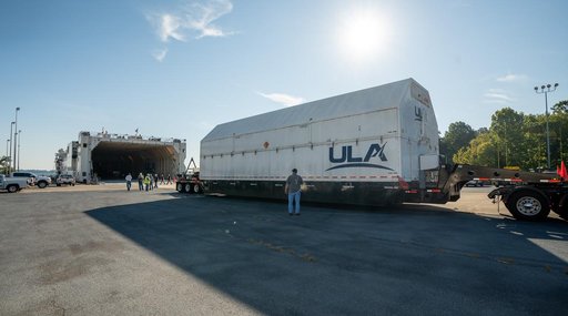 NASA SLS Upper Stage Prepped for Shipment to Space Coast