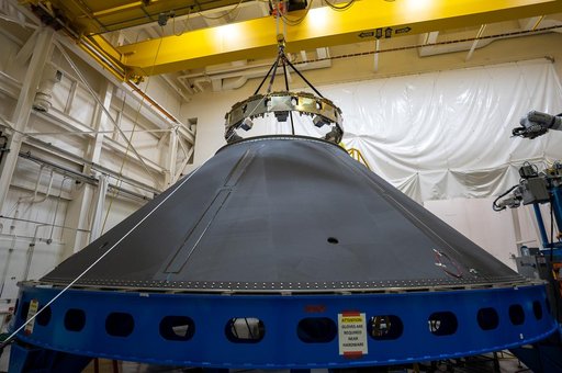 SLS Payload Adapter Manufactured, Prepared for Testing at NASA Marshall