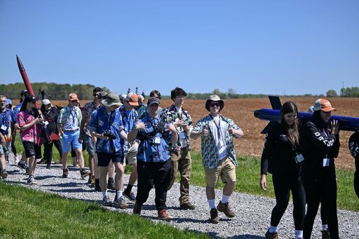 The 2024 NASA Student Launch took place April 10-14 at the VBC and Bragg Farm