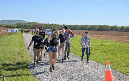 The 2024 NASA Student Launch took place April 10-14 at the VBC and Bragg Farm