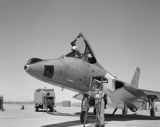 F5D Skylancer with camera installation in nose.