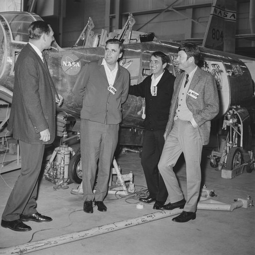 Star Trek Cast and Crew Visit NASA Dryden in 1967