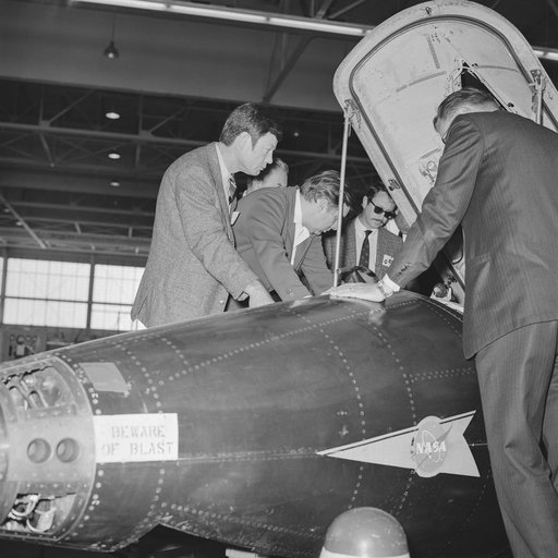 Star Trek Cast and Crew Visit NASA Dryden in 1967