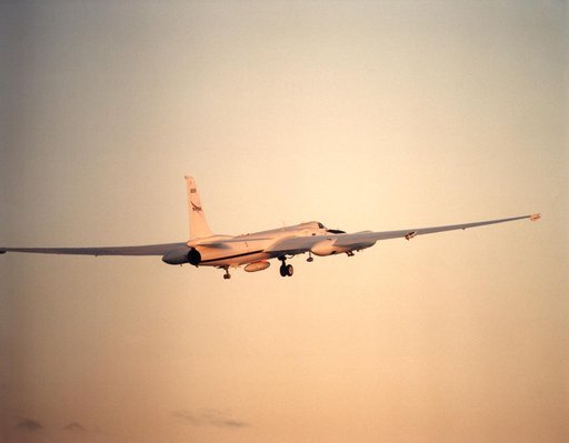 ER-2 #809 in flight on the third mission of the SAGE III Ozone Loss and Validation Experiment (SOLVE)