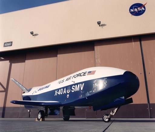 X-40A arrives at NASA Dryden - on ramp