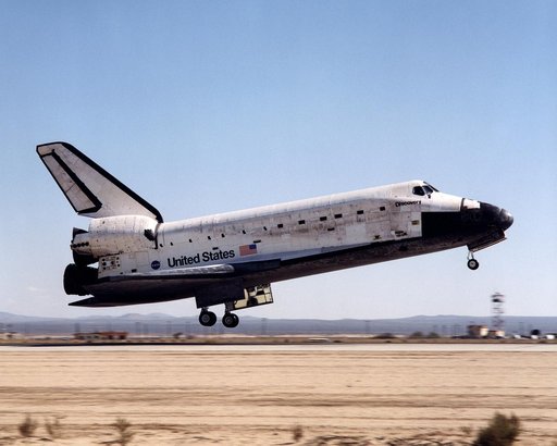 STS-92 - Landing at Edwards Air Force Base