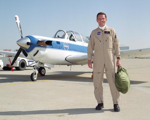 Research pilot Mark Pestana