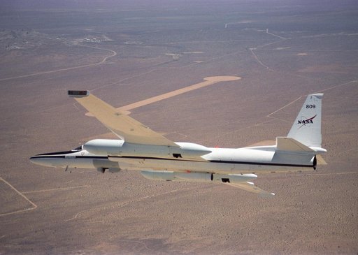 Lockheed ER-2 #809 high altitude research aircraft in flight