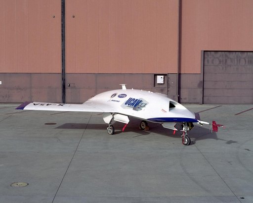 DARPA, U.S. Air Force, Boeing X-45A UCAV at NASA Dryden