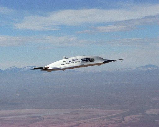 The first X-45A Unmanned Combat Air Vehicle (UCAV) technology demonstrator completed its sixth flight on Dec. 19, 2002, raising its landing gear in flight for the first time. The X-45A flew for 40 minutes and reached an airspeed of 195 knots