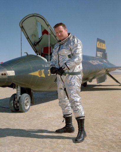 John B. McKay after X-15 flight #3-27-44