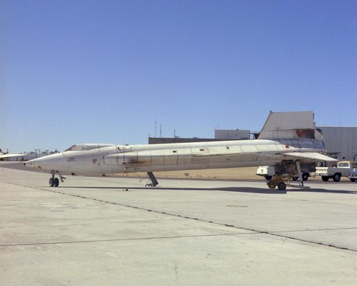 X-15A-2 post flight photo showing heat damage from Mach 6.7 flight on 3 Oct 67. Flt. 2-53-97; pilot-Pete Knight