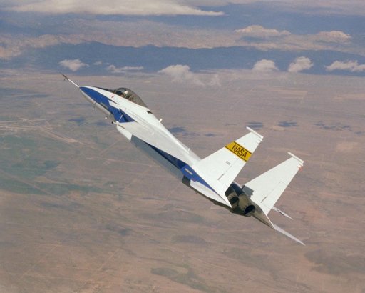 F-15A #281 in flight over Mojave