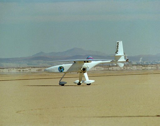 Perseus B on lakebed before first flight