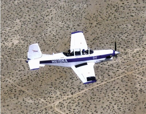 T-34C in flight