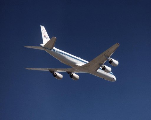 DC-8 Airborne Laboratory in flight