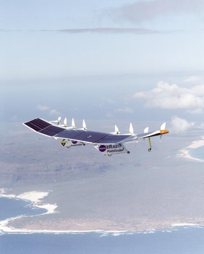 Pathfinder-Plus on a flight over Hawaiian island N'ihau