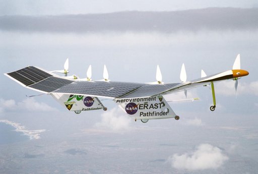 Pathfinder-Plus on flight over Hawaiian island N'ihau
