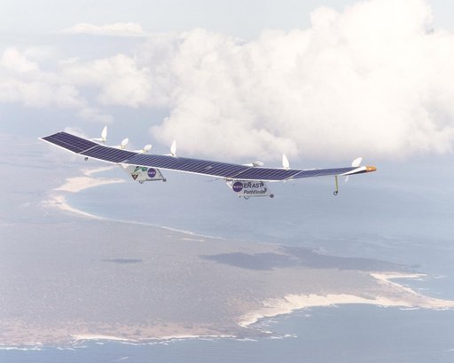 Pathfinder-Plus on flight over Hawaiian island N'ihau