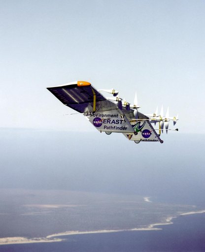 Pathfinder-Plus on flight over Hawaii