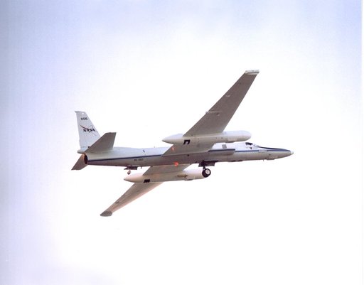 Lockheed ER-2 #806 high altitude research aircraft in flight