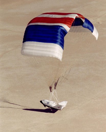 X-38 Vehicle #132 Landing on First Free Flight