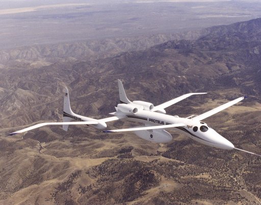 ERAST Program Proteus Aircraft in Flight