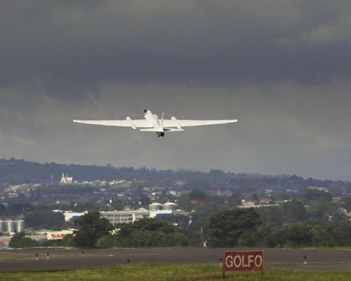 NASA ER-2 flys over Hurricane Dennis during TSCP mission.