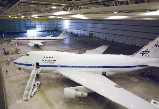 The Dryden Aircraft Operations Facility in Palmdale, Calif., is now home to two large science aircraft, NASA's SOFIA observatory and a DC-8 science laboratory