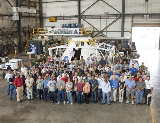 NASA Armstrong Prepares Orion for Pad Abort-1 Safety Test