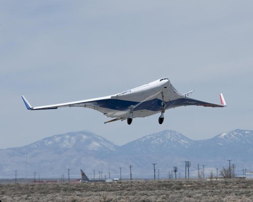 X-48B Skyray Takeoff