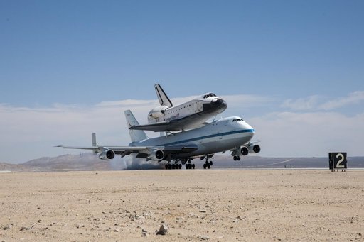Space Shuttle Endeavour Toured California in 2012