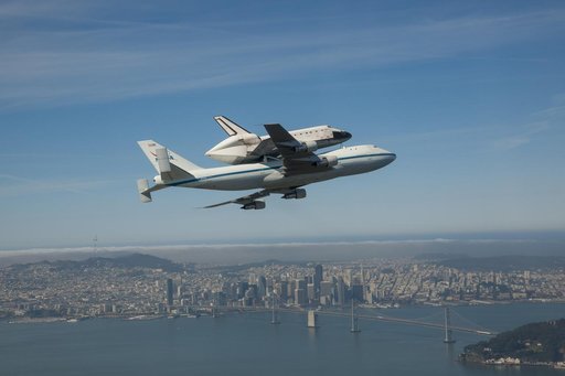 Space Shuttle Endeavour Toured California in 2012