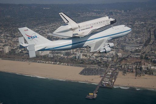 Space Shuttle Endeavour Toured California in 2012