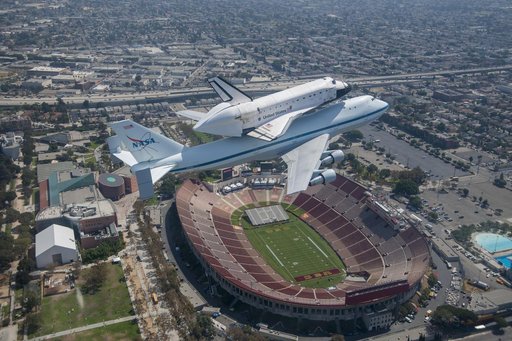 Space Shuttle Endeavour Toured California in 2012