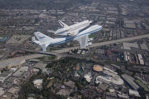 Space Shuttle Endeavour Toured California in 2012