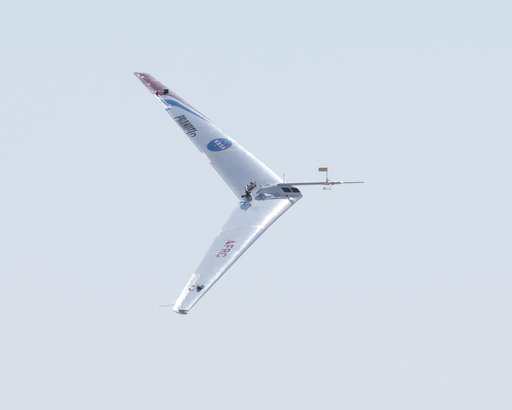 New Wing Shape Tested in Wind Tunnel