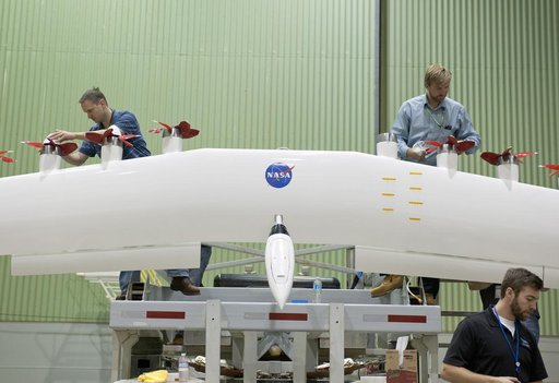 Piloted, Electric Propulsion-Powered Experimental Aircraft Underway