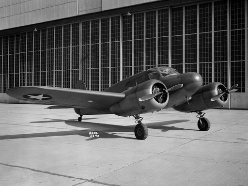 Cessna UC–78 Bobcat at the Aircraft Engine Research Laboratory