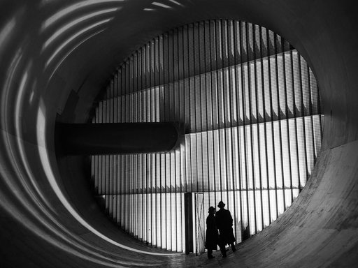 Turning Vanes inside the Altitude Wind Tunnel