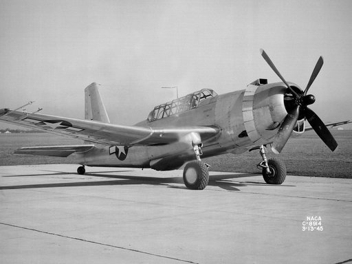 Vultee YA–31C Vengeance at the NACA